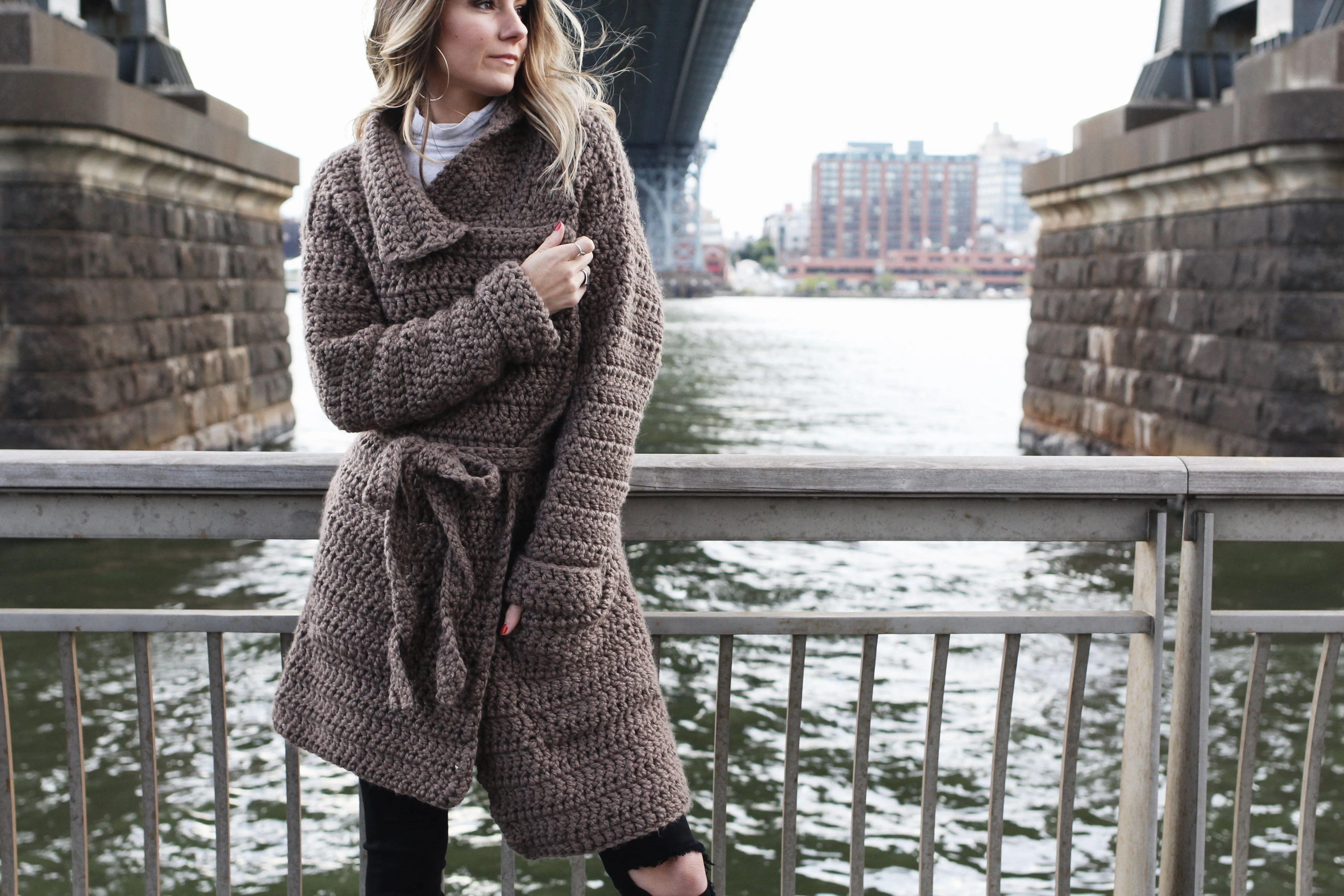 Tribeca Trench Coat (Crochet)