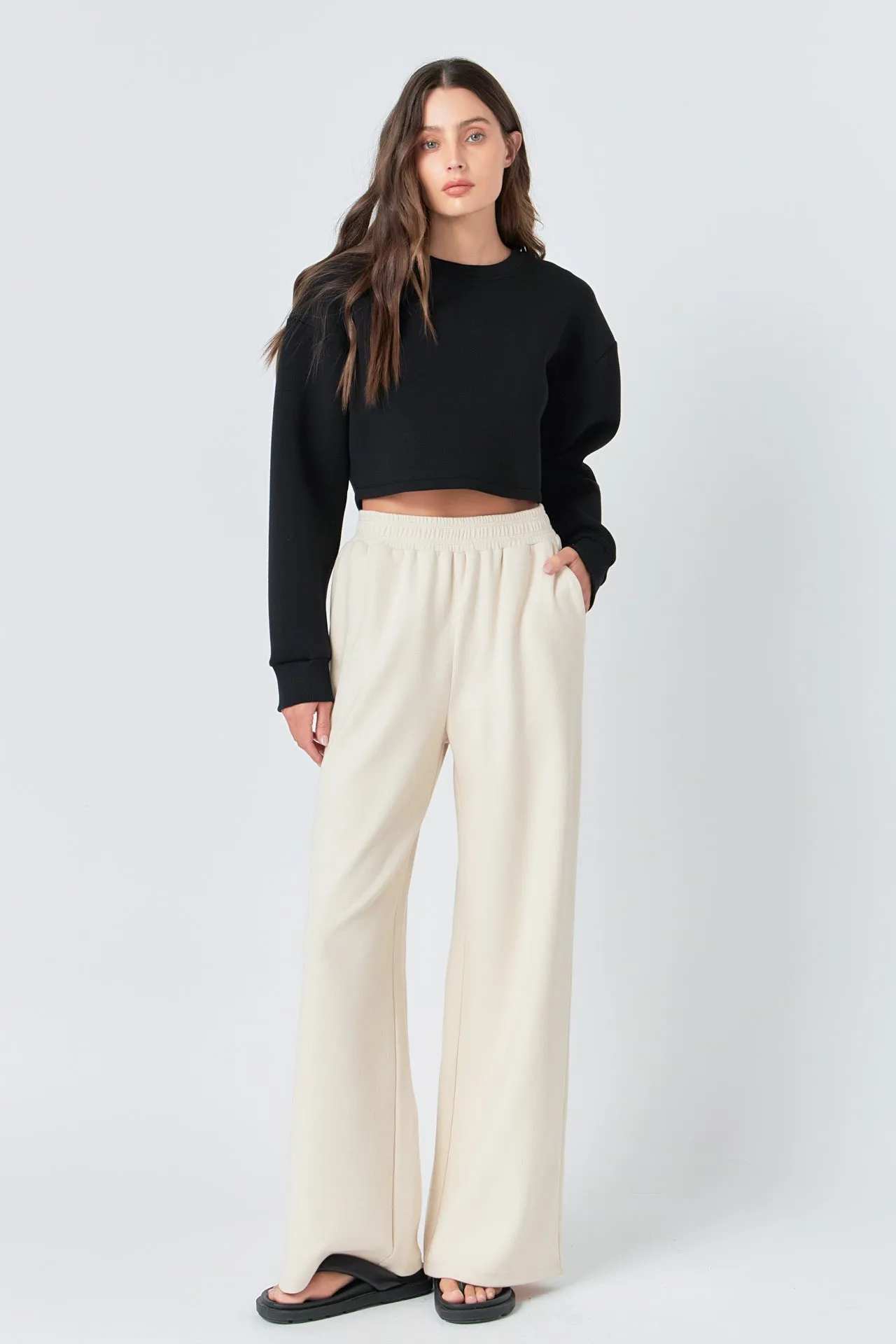 Wide Knit Pants