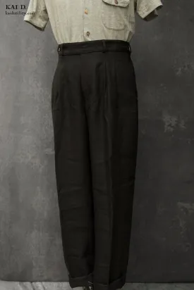 Wide Leg Matisse Pants - Belgian Black - 34, 36