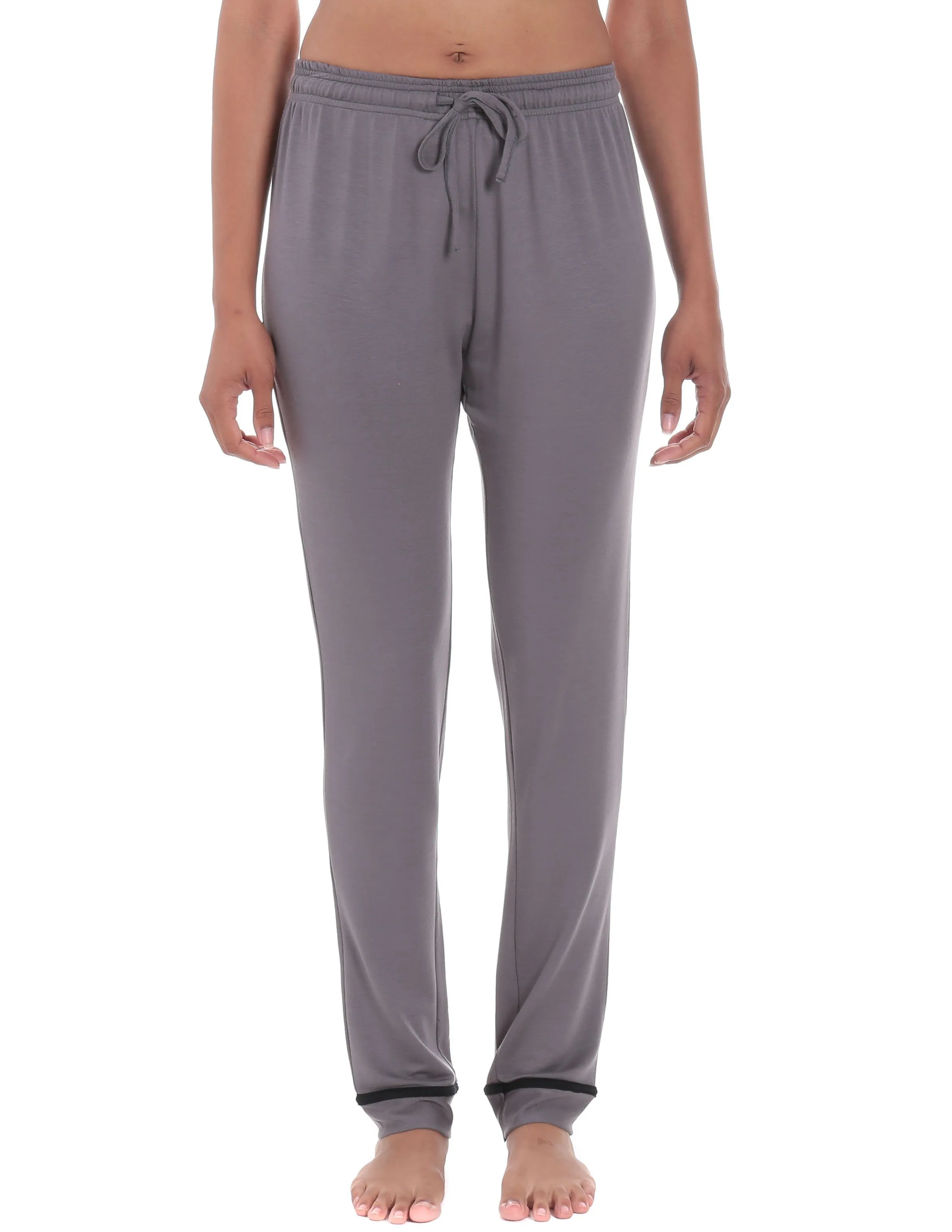 Women's Jersey Knit French Terry Tapered Lounge Pant