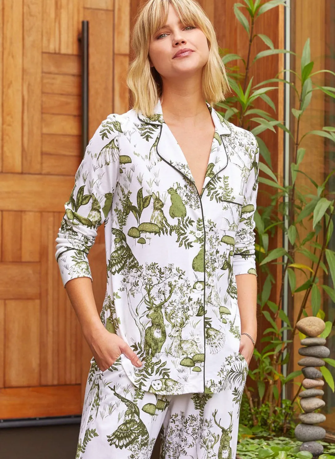 Woodside Long Pajama Set