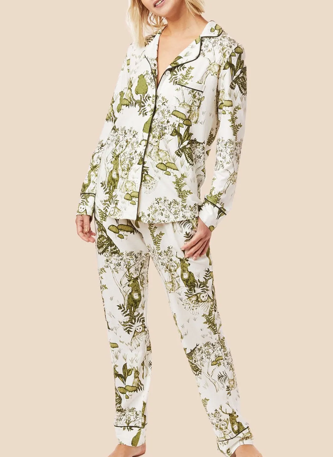 Woodside Long Pajama Set