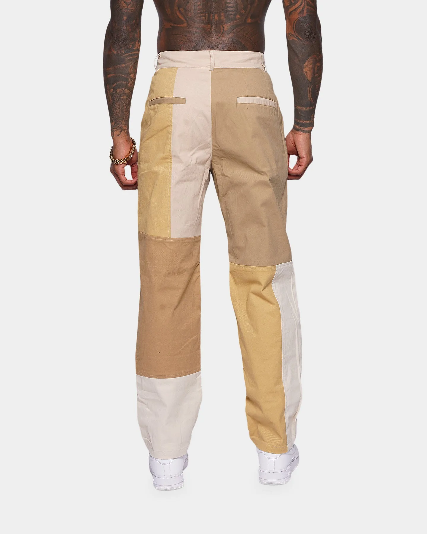 XXIII Dorian Wide Leg Chino Pants Tan