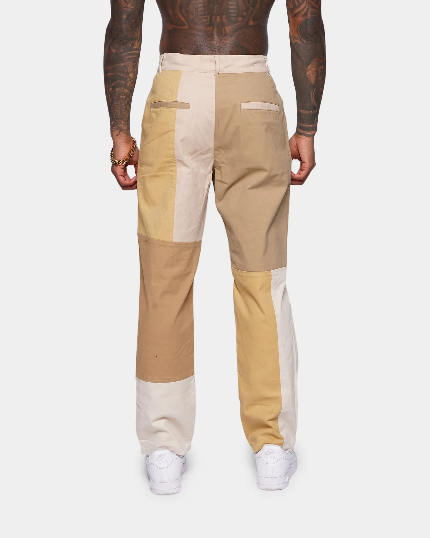 XXIII Dorian Wide Leg Chino Pants Tan