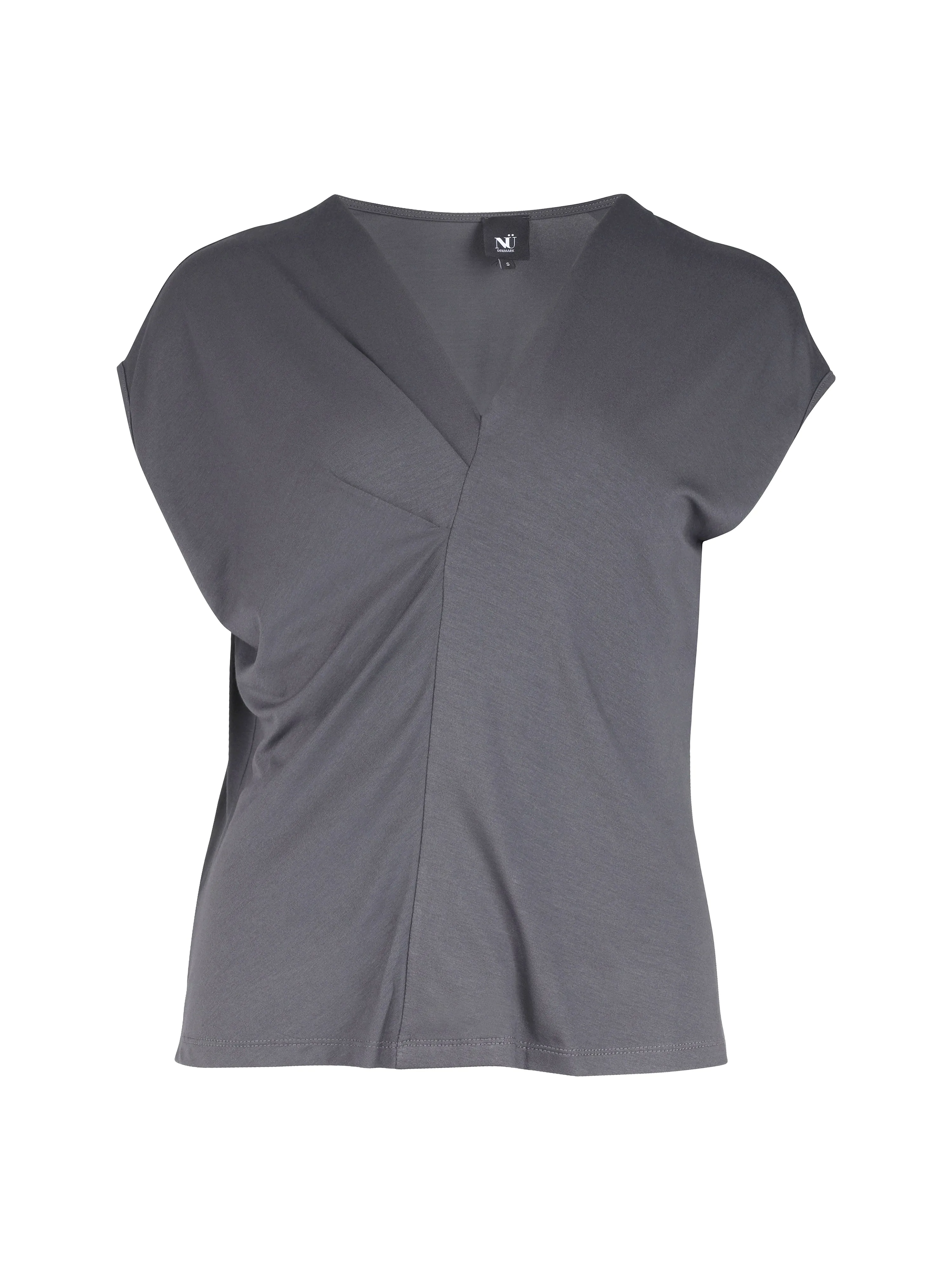 YASMI v-neck t-shirt - dark grey